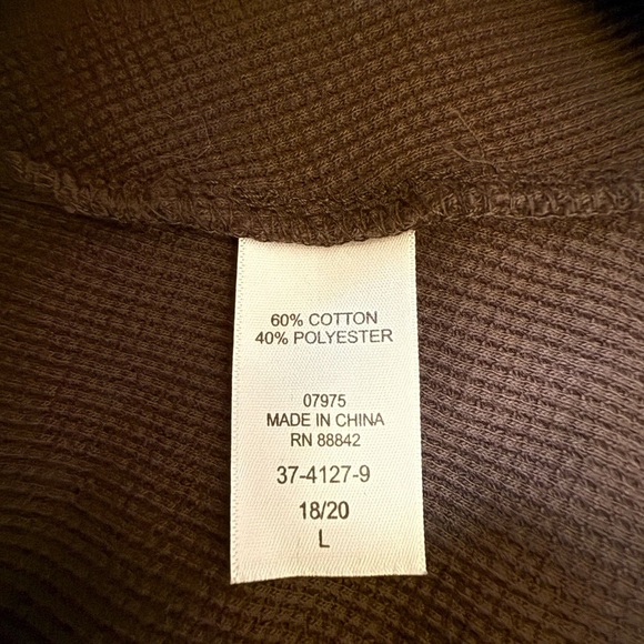 Roaman’s Chocolate V-Neck Tunic - Picture 6 of 7